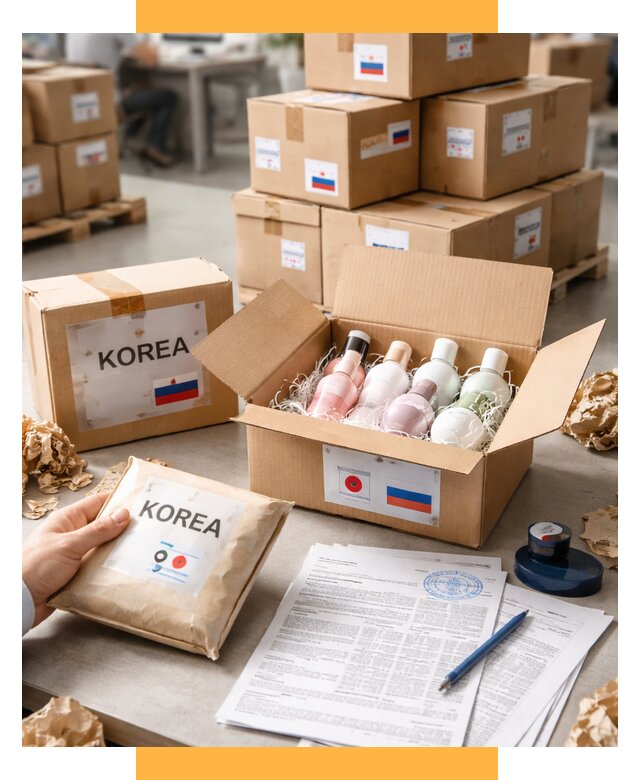 Доставка косметики из Кореи от 8633 р. под ключ | СетСервис-Акс