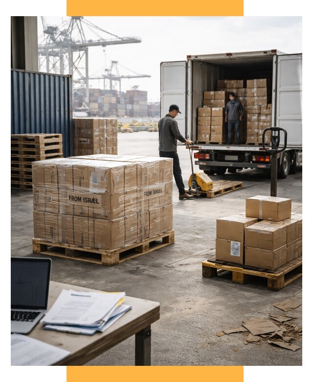 Доставка грузов из Израиля от 15236 р., логистика от СетСервис-Акс