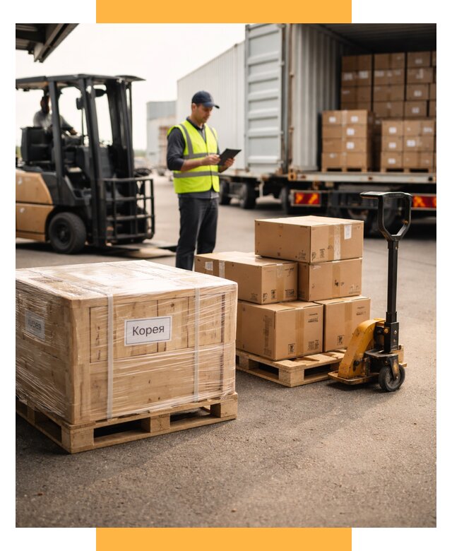 Доставка грузов в Корею из России от 35550 р. | СетСервис-Акс