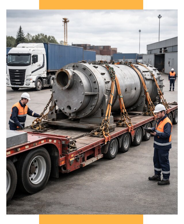 Перевозка тяжеловесных грузов под ключ от 152355 р. | СетСервис-Акс