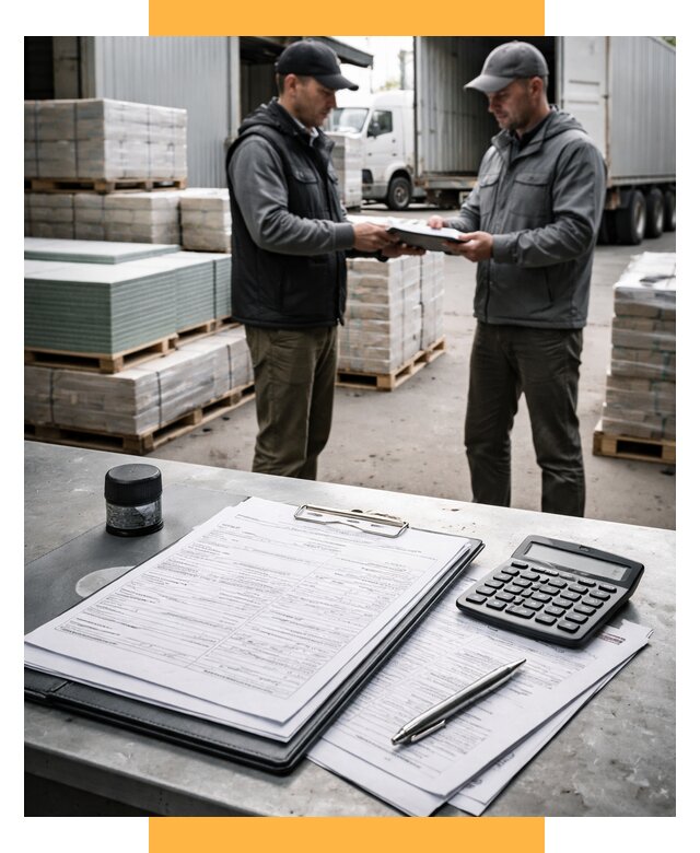 Таможенное оформление стройматериалов от 8633 р. | СетСервис-Акс